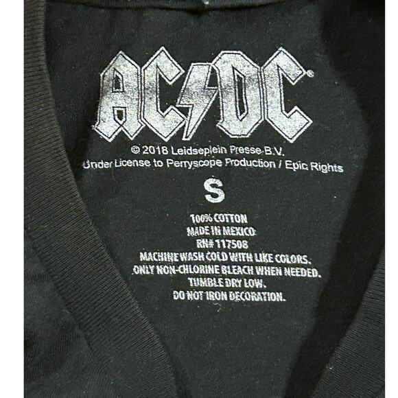 AC/DC High Voltage 1975 Graphic Band T-Shirt Black Size Small - Picture 2 of 4